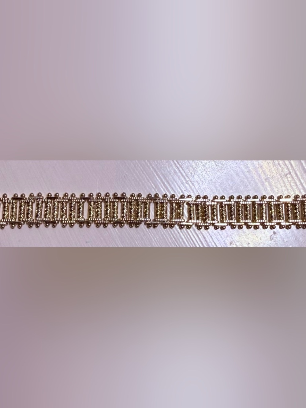 Gold-Tone Women's Statement Bracelet - Elegant Link Design